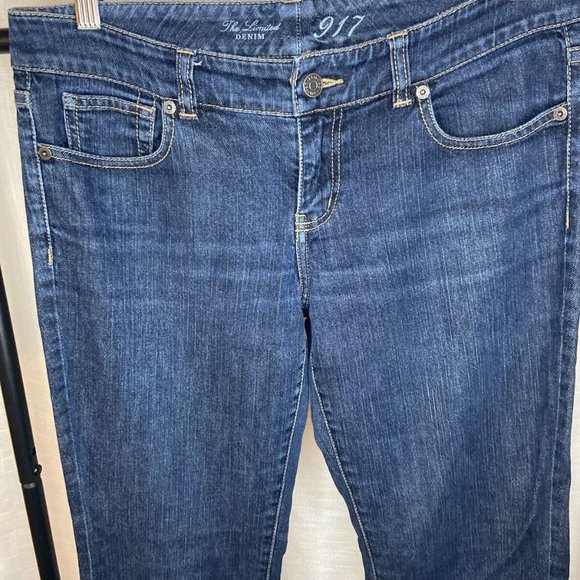 The Limited 917 Dark Wash Blue Denim Bootcut Women's 8L Jean - Picture 1 of 8
